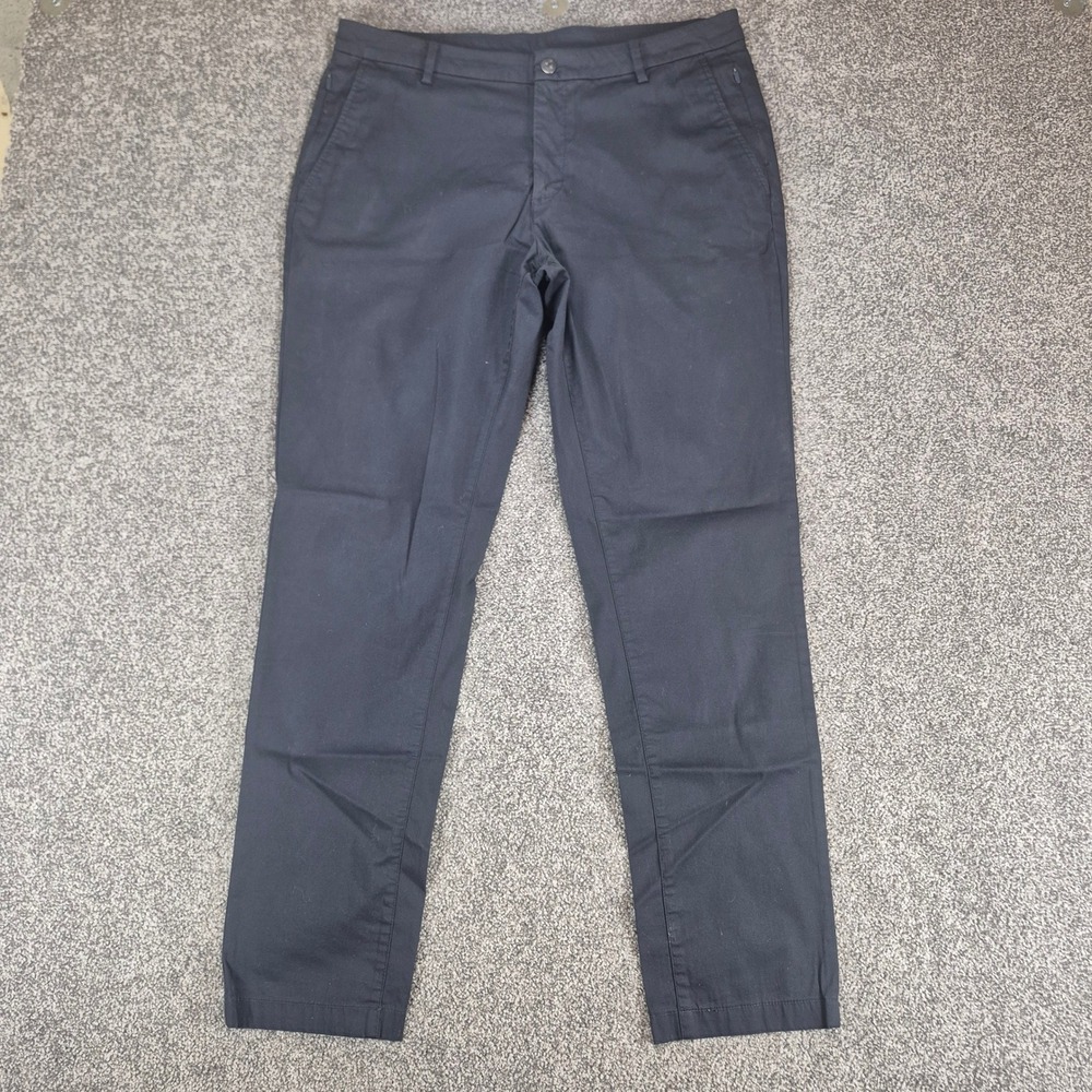 Birddogs Pants Mens 36 Navy Blue Chino Stretch Performance Golf Boomstick